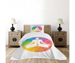 Chakra Lotus Bedspread Set