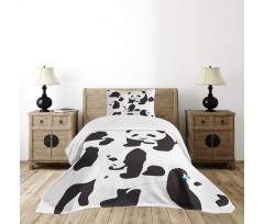 Baby Pandas Bedspread Set