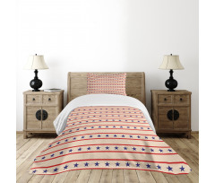 Nostalgic USA Bedspread Set