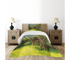 Tropic Hut Woods Bedspread Set