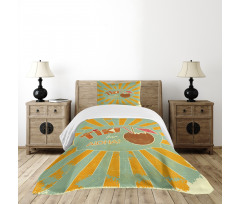 Aloha Fun Party Bedspread Set