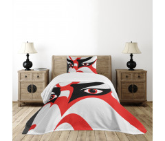 Japanese Drama Face Bedspread Set