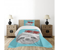 Sloth with Imperial Crown Bedspread Set