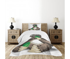 Sluggish Idle Character Bedspread Set