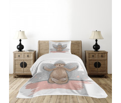 Little Sloth Meditation Bedspread Set