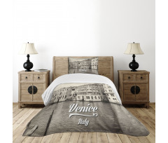 Old Venice Vintage Photo Bedspread Set