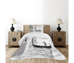 Canals Child Gondolier Bedspread Set