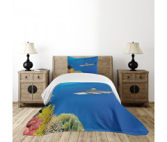 Tropic Underwater World Bedspread Set