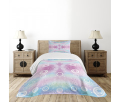 Fantasy Random Circles Bedspread Set