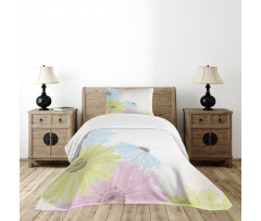 Colorful Gerbera Daisies Bedspread Set