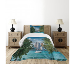 Summer Afternoon River Bedspread Set