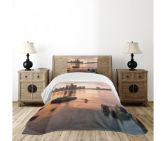 Idyllic Sunset View Bedspread Set