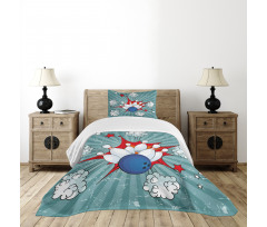 Retro Comic Blast Bedspread Set