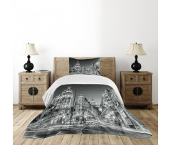 Madrid at Night Bedspread Set