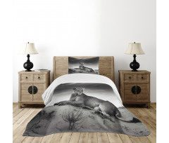 Wild Lioness Bedspread Set