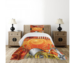 Retro Gear Technology Bedspread Set