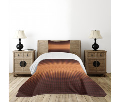 Mosaic Grid Design Bedspread Set