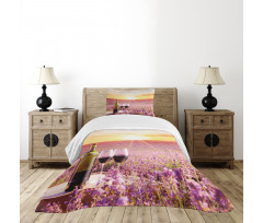 Blooming Lavender Picnic Bedspread Set
