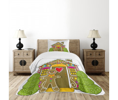 Candy House Bedspread Set