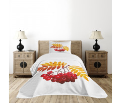 Rural Berries in Fall Bedspread Set