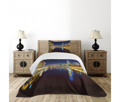 Night in Melbourne River Bedspread Set