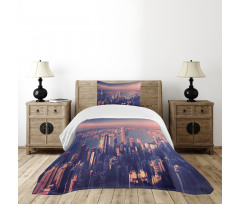 Dreamy Hong Kong Scenery Bedspread Set