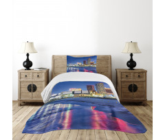 Resort Casinos on Shore Bedspread Set