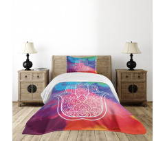 Watercolor Gentle Swirls Bedspread Set