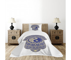 Japanese Ying Yang Bedspread Set