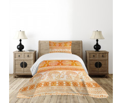 Traditional Ornate Border Bedspread Set