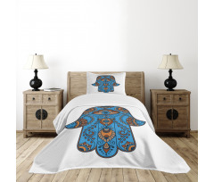 Curly Paisley Vintage Eye Bedspread Set