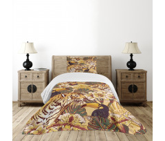 Tropical Bengal Toucan Bedspread Set