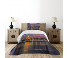 Wet Arun Building Asian Bedspread Set