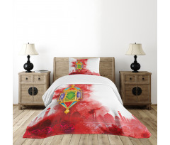 Lively Colors Ancient Times Bedspread Set