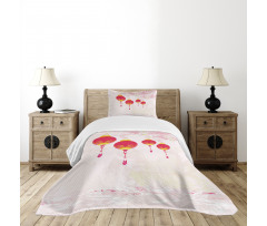 New Year of China Bedspread Set