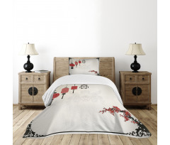 Minimalist New Year Bedspread Set