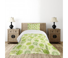 Vegetable Sketch Bedspread Set