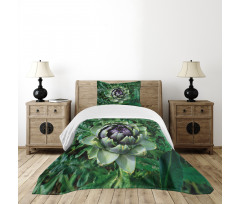 Blooming Vegetable Bedspread Set