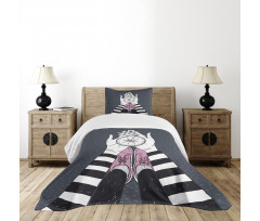 Search for Love Girl Bedspread Set