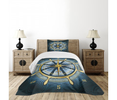 Yellow Navigation Bedspread Set