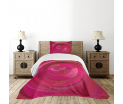 Abstract Swirls Shapes Bedspread Set