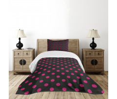 Old Fashion Polka Dots Bedspread Set