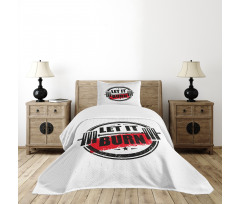 Strong Training Grunge Bedspread Set