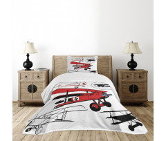Biplanes Set Bedspread Set