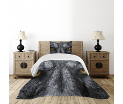 Wild Wolf Dangerous Mammal Bedspread Set