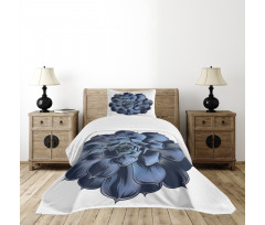 Echeveria Cactus Blossom Bedspread Set