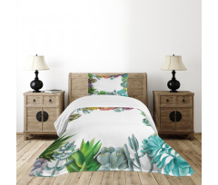 Garden Tropical Nature Bedspread Set