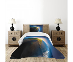 South America Continent Bedspread Set