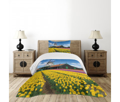 Dutch Tulips Country Bedspread Set