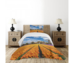 Rustic Holland Houses Bedspread Set